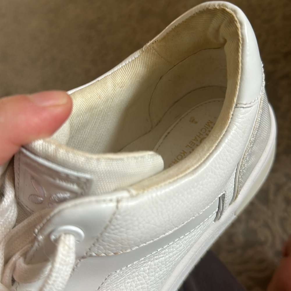 Michael Kors White Sneakers View 3